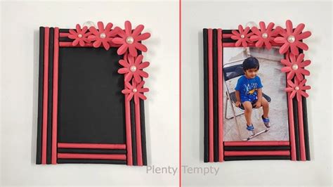 Photo Frame Making At Home How To Make Photo Frame Handmade Photo