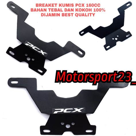 Breket Kumis Plat Nomor Motor Pcx Breket Plat Nomor Dudukan Plat