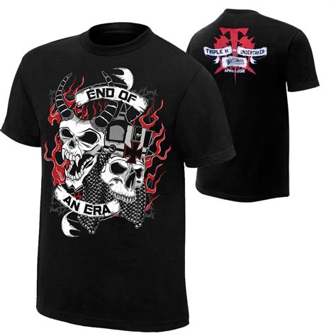 WrestleMania 28 Undertaker vs. Triple H "End of an Era" T-Shirt | Pro ...