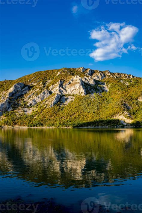 Danube gorge at Djerdap in Serbia 4191562 Stock Photo at Vecteezy