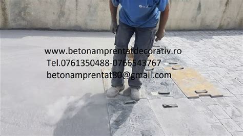 Beton Amprentat Sp Rleni V Lcea Tel Youtube