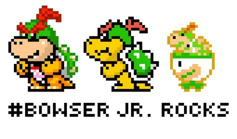 Pixilart Bowser Jr Rocks By SuperSonic29