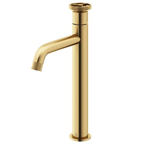 Vigo Cass Single Handle Single Hole Bathroom Vessel Faucet In Matte