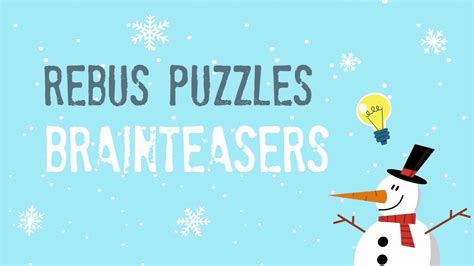 Christmas Song Rebus Puzzles