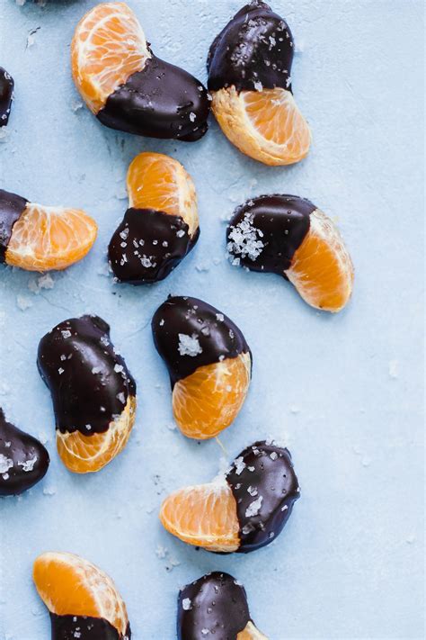 Chocolate Dipped Clementines Recipe Food Snacks How Sweet Eats