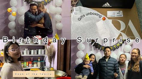 Birthday Surprise For My Husband🎁🍰 Unboxing Ts Simple And Cute