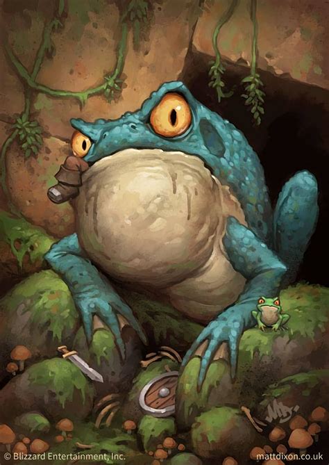 Card Name Huge Toad Artist Matt Dixon Dessin Animaux Mignons