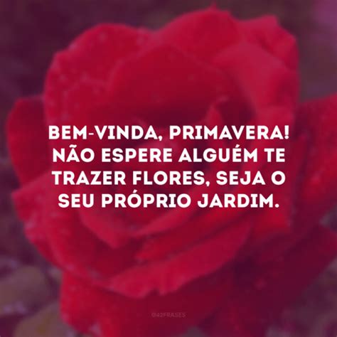 Frases De Bem Vinda Primavera Para Se Renovar Como As Flores