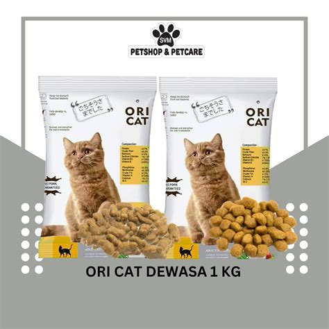 Jual Ori Cat Adult Makanan Kucing Dewasa Dry Cat Food Bentuk Ikan