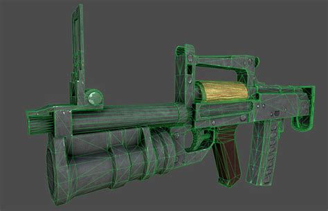 Groza Oc Grenade Launcher 3d Model