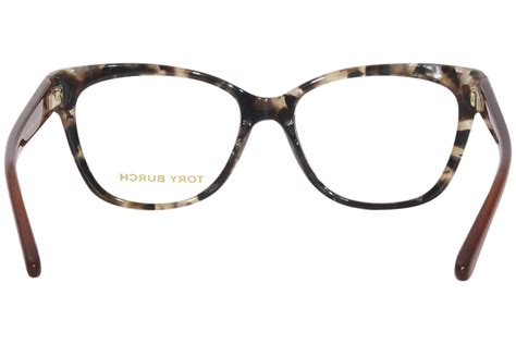 Tory Burch Ty2079 1682 Eyeglasses Womens Pearl Brown Tortoise Full Rim 53mm