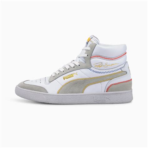 Ralph Sampson Mid Stitch Trainers Puma White PUMA Shopback X PUMA