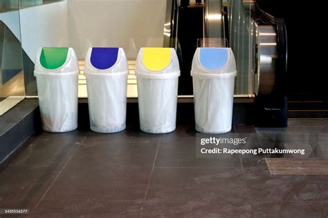 Recycling Bin At Shopping Mall High Res Stock Photo Getty Images