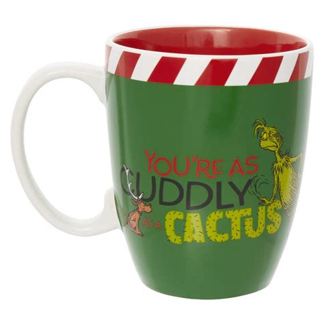 The Grinch Mug You Re As Cuddly As A Cactus