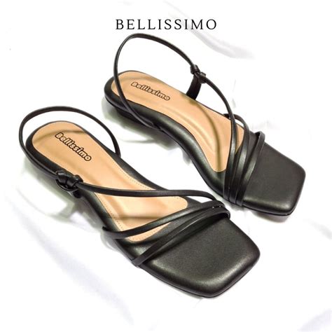 Jual SANDAL SLOP HEELS 3 CM MIYA SENDAL HAK TAHU 3 CM Shopee Indonesia