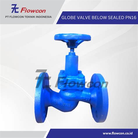 Jual Din Globe Valve Pn Below Sealed Size Flowcon Shopee Indonesia