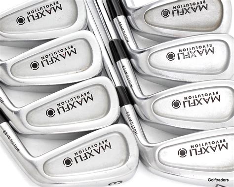 Maxfli Revolution Irons 3 Pw Steel Stiff Flex New Grips G4087 Just 299 00