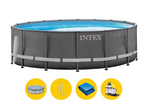 Intex Ultra Xtr Frame Zwembad X Cm Met Zandfilterpomp En