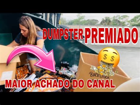 MEGA DUMPSTER MAIS DE R 10000 REAIS EM MERCADORIAS NO LIXO DOS