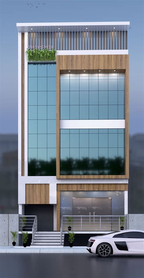 Exterior Design Of Commercial Building Project Ps Creation Design