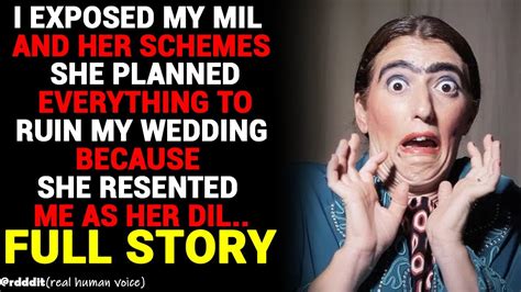 I Exposed My Mil And Her Schemes She Planned Everything To Ruin My Wedding Because She Resented