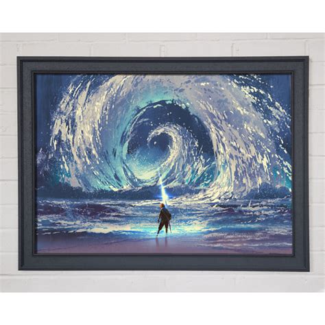 Perspections Swirl Of Ocean Powers Gerahmter Druck Wayfair De