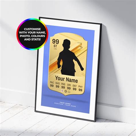 Soccer Ultimate Team Card Etsy