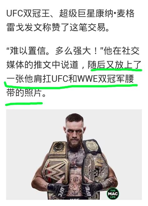 新聞 快訊／wwe、ufc宣布合併新公司市值破6533 Ptt Hito