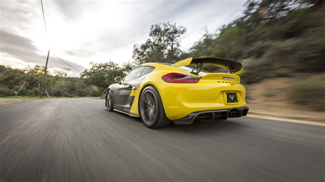 Exhilarating Porsche Cayman GT4-V Program