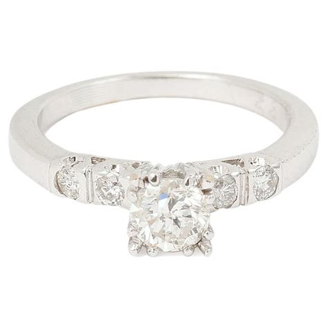 20 Carat Citrine Solitaire 14 Karat White Gold Ring For Sale At 1stDibs