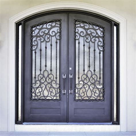 A Unique Wrought Iron Entry Door By Adoore Iron Designs Located In