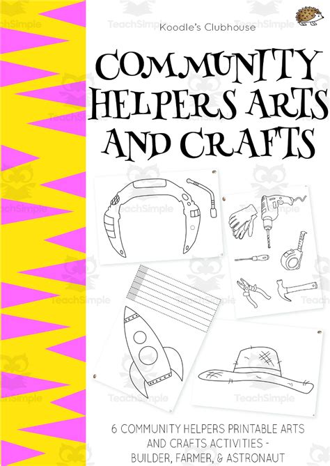 Community Helpers Arts and Crafts by Teach Simple