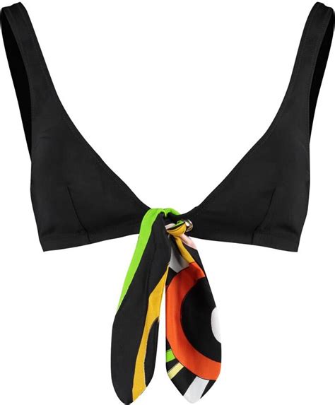 Pucci Triangle Bikini Top ShopStyle Two Piece Swimsuits