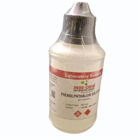 125ml Indochem Phenolphthalein Solution Grade Laboratory Reagent At Rs 165 Bottle In Hapur