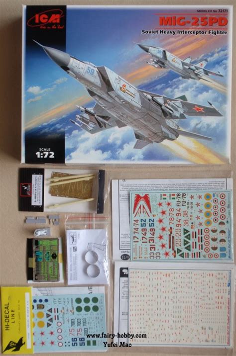 1 72 ICM MiG 25PD Part 1 By Yufei Mao