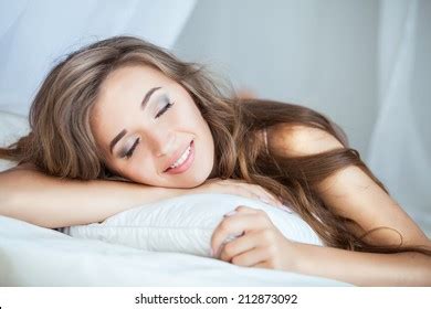 Sexy Beautiful Woman Wearing Lingerie Bed Stock Photo 212873092 Shutterstock