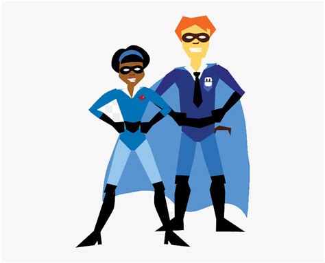 Superhero Teacher Clipart