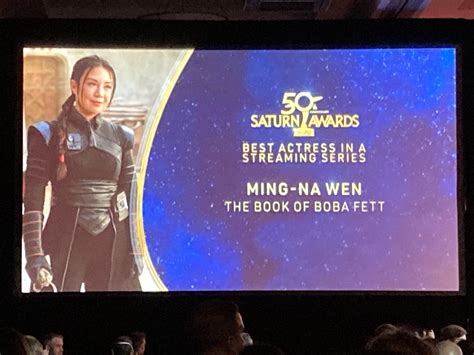 Actress Ming Na Wen Wins The Saturn Award For Best Actress In A