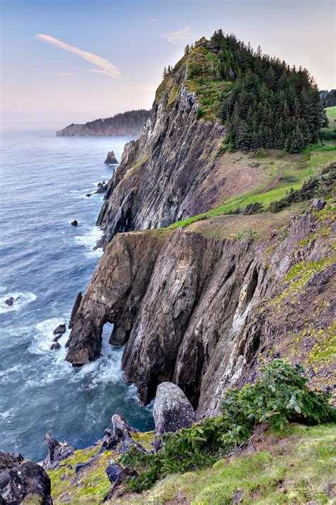 sea cliffs  neahkahnie mountain  oregon north coast oregon