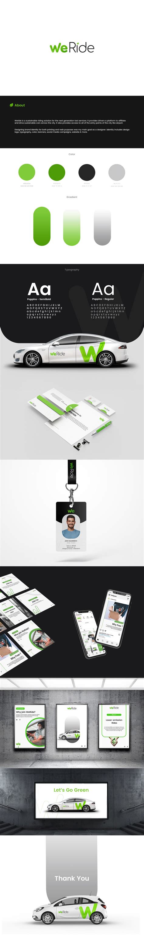 Weride Brand identity on Behance