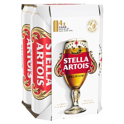 Stella Artois Belgium Premium Lager Beer 568ml One Stop