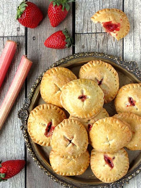 Strawberry Rhubarb Hand Pies Yummy Addiction