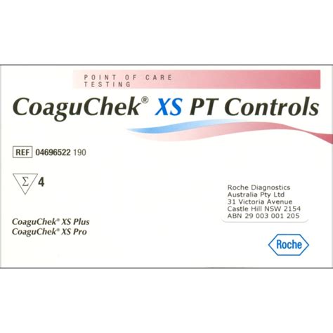 Coaguchek Xs Plus Control Solution Aandr Medical Supplies