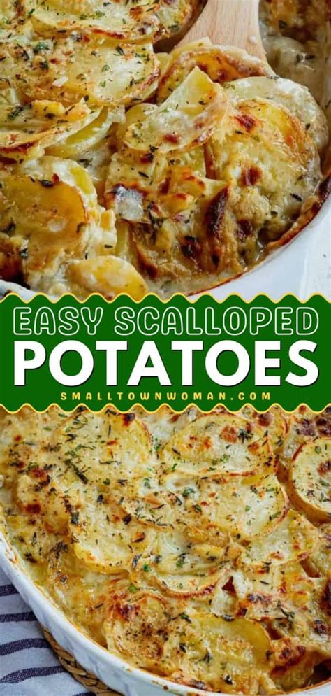 Easy Scalloped Potatoes Recipe Small Town Woman