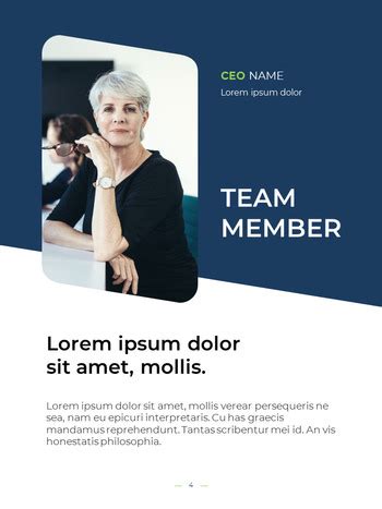 Company Profile Vertical Presentation Format