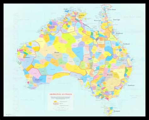 Aboriginal Language Language Map Australia Map