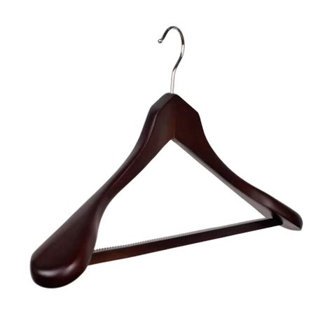 Broad Shaped Wooden Suit Hangers Cm Box Of