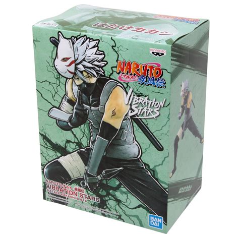 Banpresto Naruto Shippuden Vibration Stars Hatake Kakashi II Figure Gray