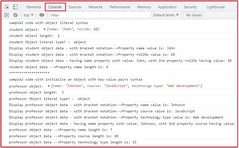 JavaScript Object Properties with Examples - Dot Net Tutorials