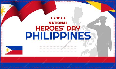 premium vector national heroes day philippines template design